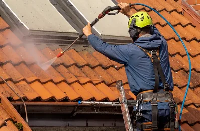 Démoussage et hydrofuge de toiture au Tréport
